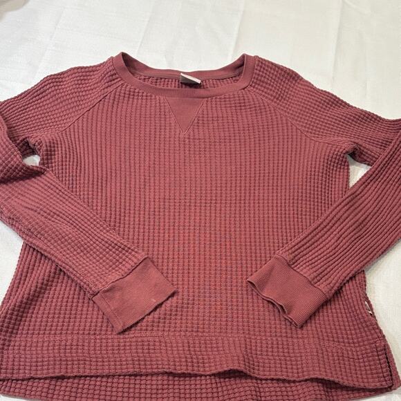 The North Face Tops - The North Face Women's Waffle-weave Knit Top in Rose Size S